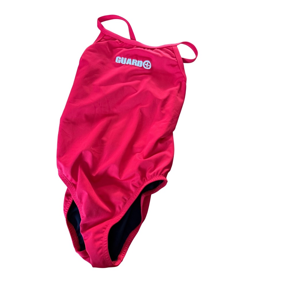 Watermen red Lifeguard swimsuit‎ one piece